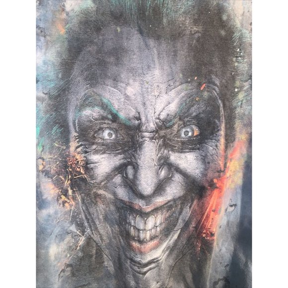 Injustice Mens S/S Graphic T Shirt Gods Among Us The Joker Video Game DC Large - Picture 2 of 4